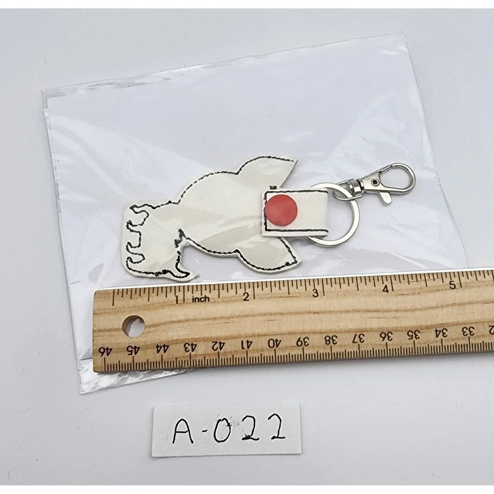 White Chihuahua Dog‎ Keychain
